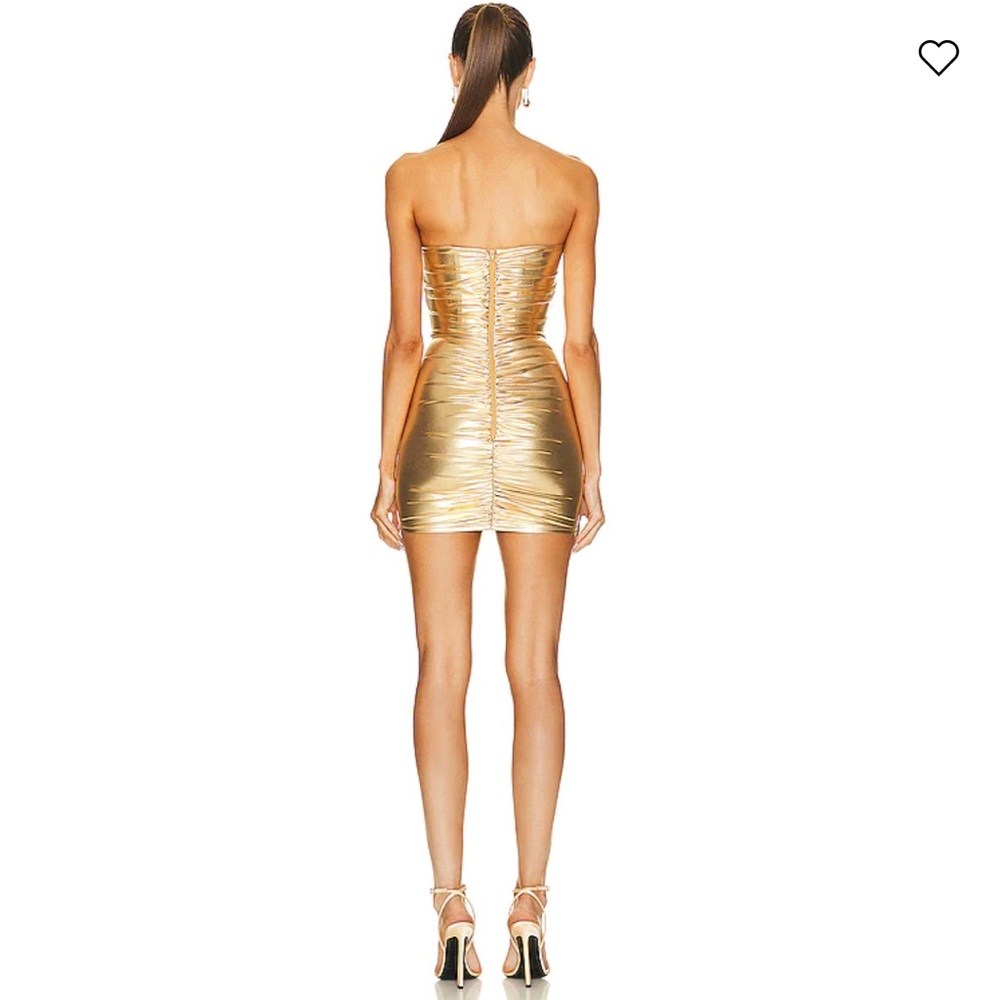 Logan Strapless Ruched Mini Dress - Picture 3 of 8